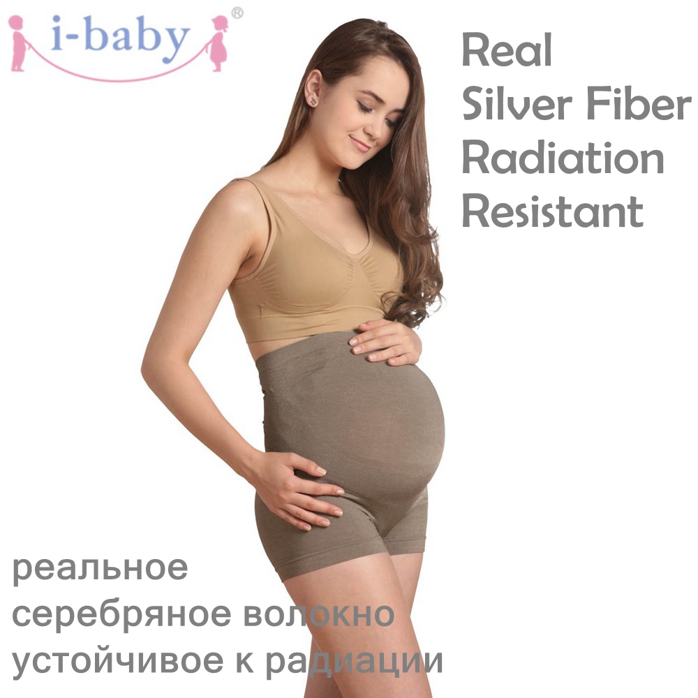 I-baby belly band 방사선 방지 드레스 여성 바지 임신 레깅스 출산 지원 속옷 산전 반바지